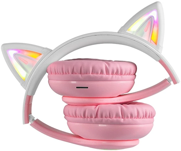 Defender ausinės Bluetooth Freemotion B505 Led rožinės spalvos (63505)