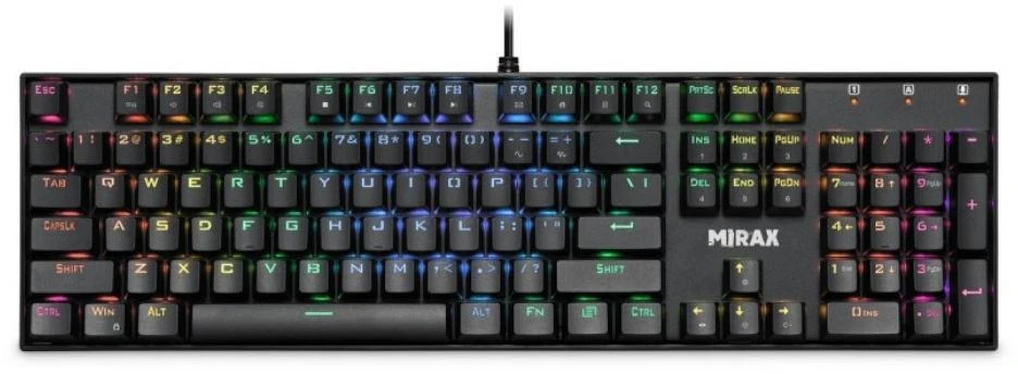 Klaviatūra Mėlyna Defender Mirax GK-352 Outemu Mėlyna