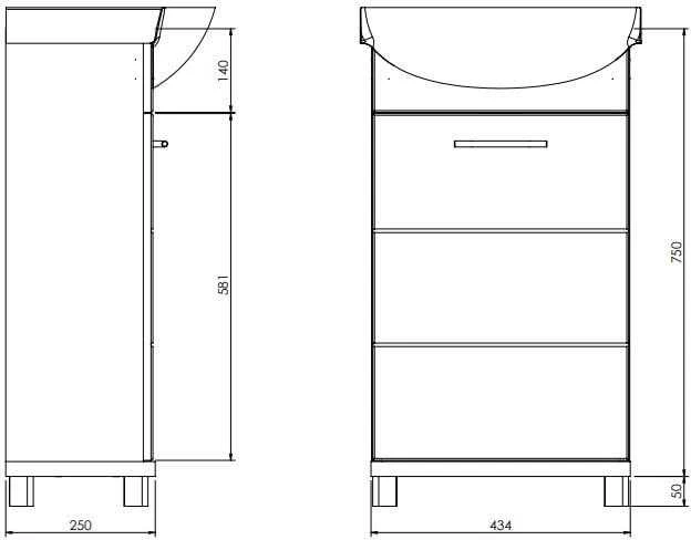 Deftrans SPINTEL PASTATOM BARI D40 BALTA/MEDŽ
