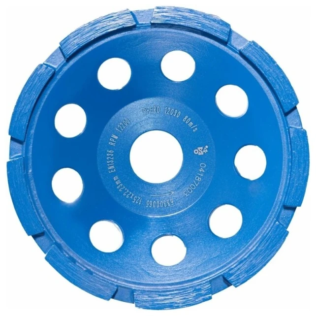 Deimantinė šlifavimo lėkštelė PFERD DCW 1R PSF 125×6×22,23mm