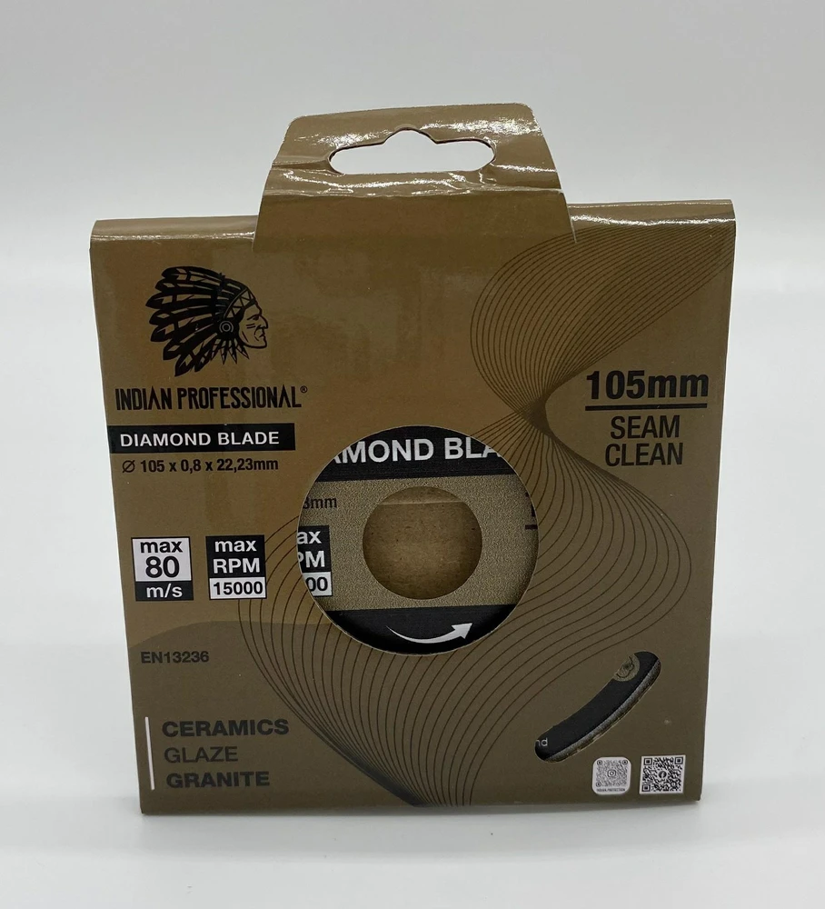 DEIMANTINIS DISKAS 105mm x 0,8mm x 22,2mm SEAM CLEAN SIŪLĖMS /INDIAN PROFESSIONAL