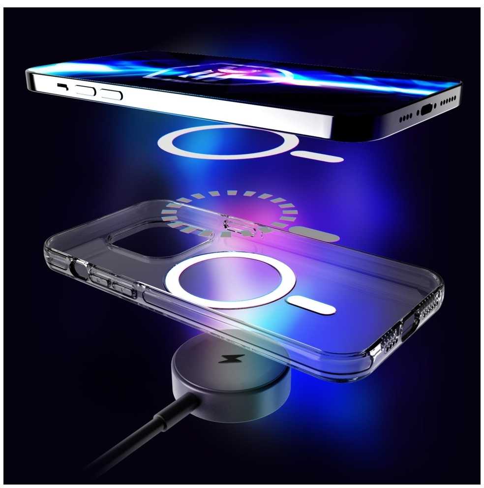 Dėklas 3MK EverClear MagCase skirtas Apple iPhone 14 Pro Max
