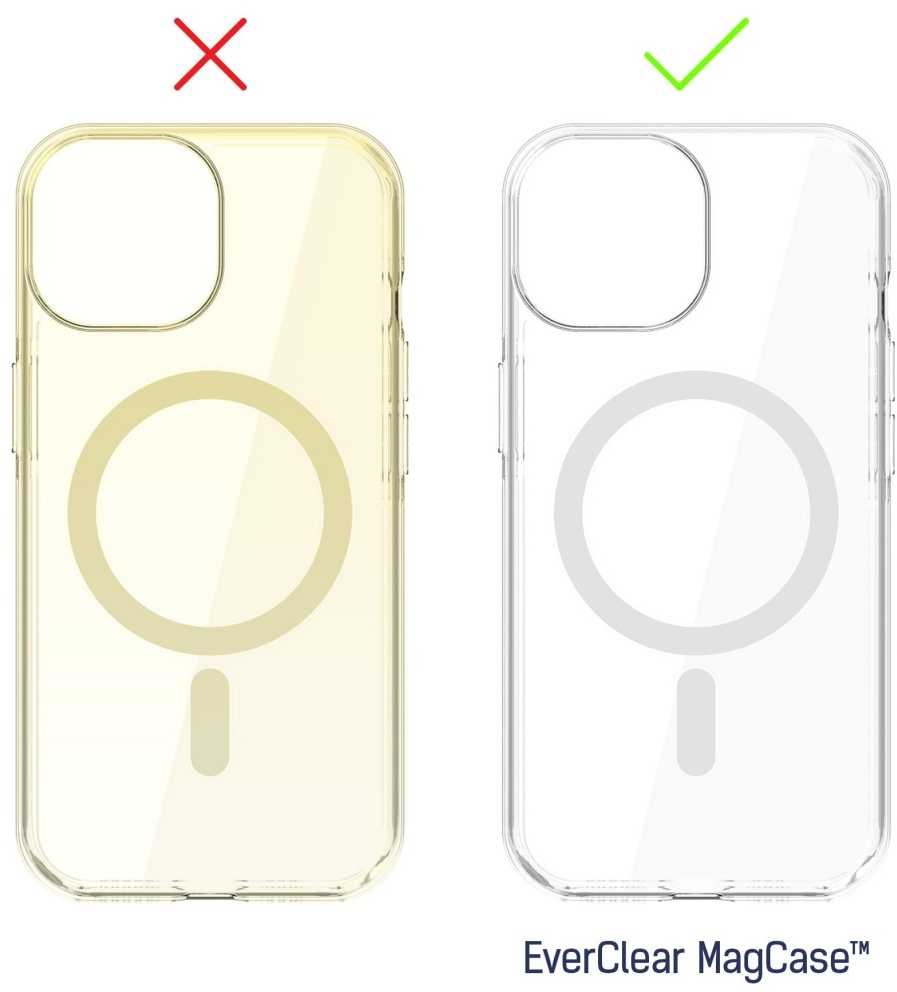 Dėklas 3MK EverClear MagCase skirtas Apple iPhone 15