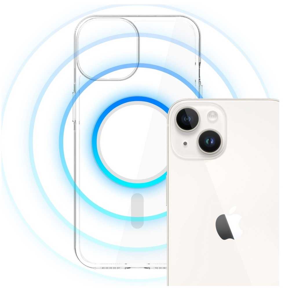 Dėklas 3MK EverClear MagCase skirtas Apple iPhone 13/14