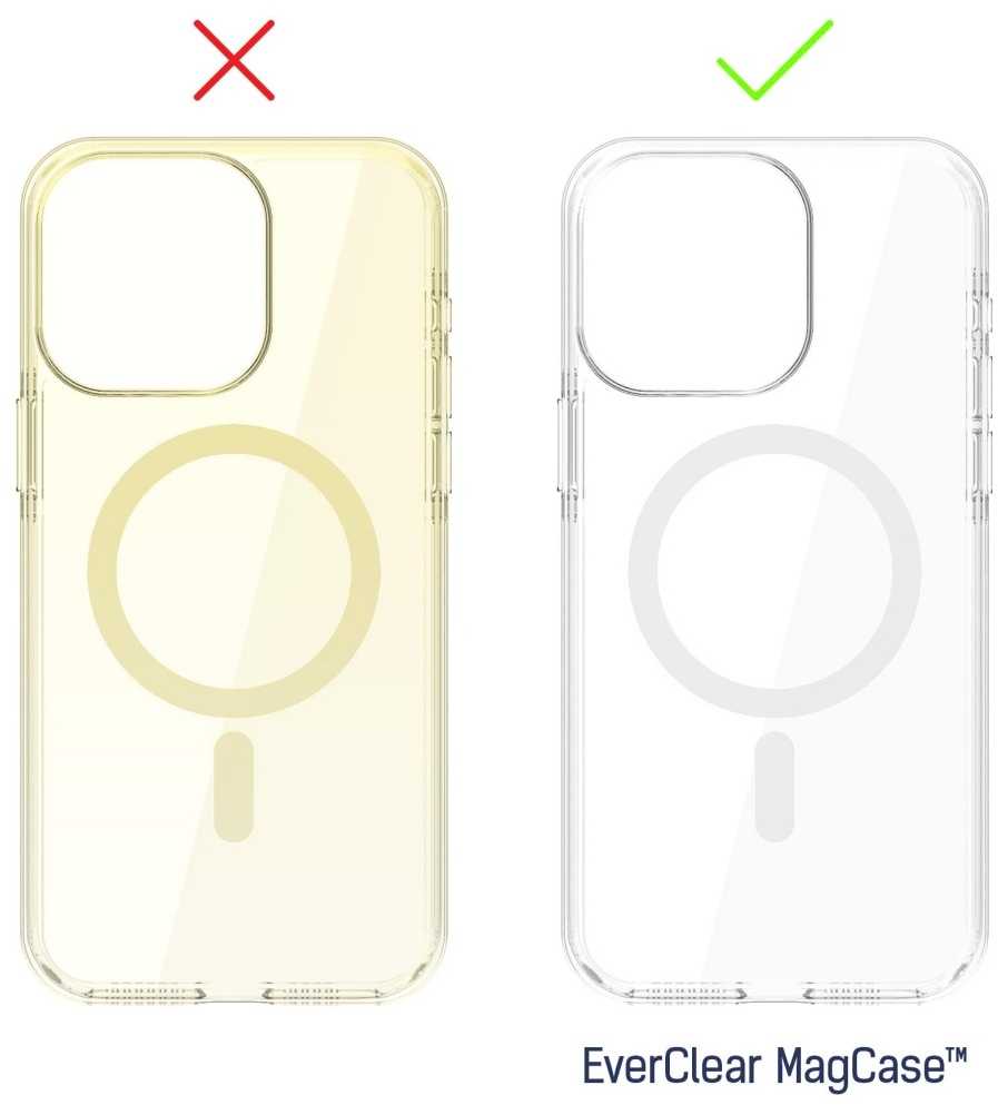 Dėklas 3MK EverClear MagCase skirtas Apple iPhone 15 Pro Max