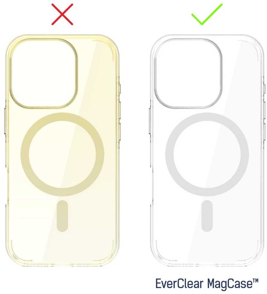 Dėklas 3MK EverClear MagCase skirtas Apple iPhone 16 Pro