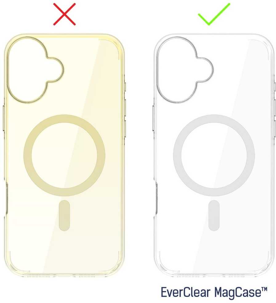 Dėklas 3MK EverClear MagCase skirtas Apple iPhone 16