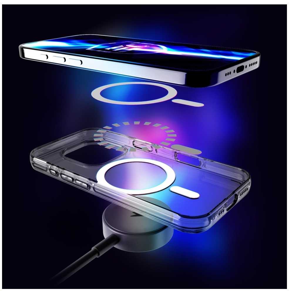Dėklas 3MK EverClear MagCase skirtas Apple iPhone 16 Pro