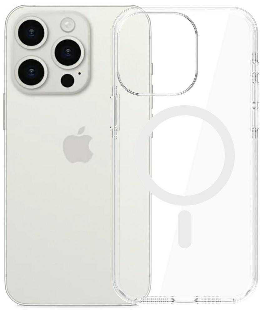 Dėklas 3MK EverClear MagCase skirtas Apple iPhone 15 Pro Max
