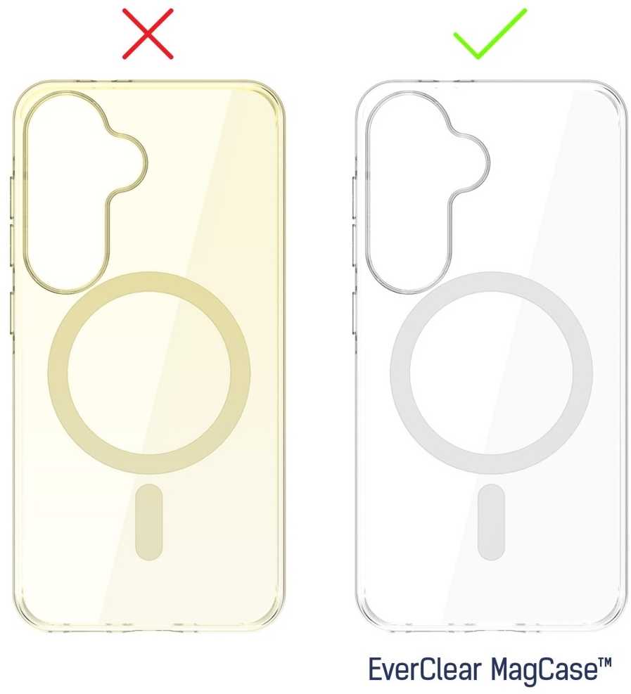 Dėklas 3MK EverClear MagCase skirtas Samsung Galaxy S25