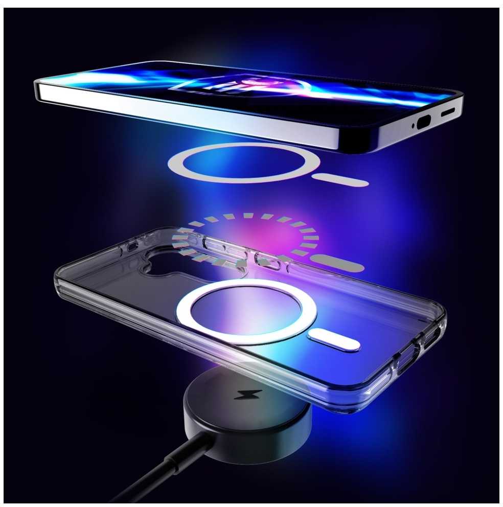 Dėklas 3MK EverClear MagCase skirtas Samsung Galaxy S25