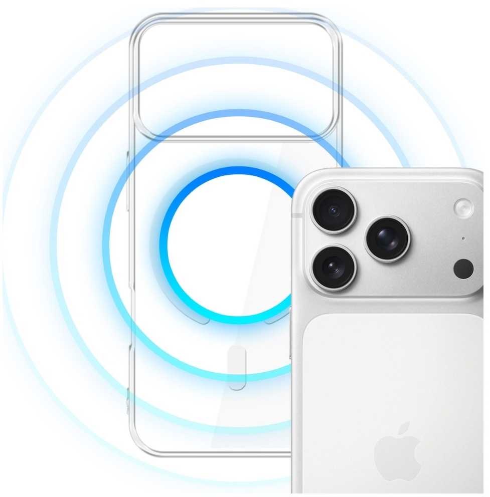 Dėklas 3MK EverClear MagDėklas do Apple iPhone 17 Pro Max