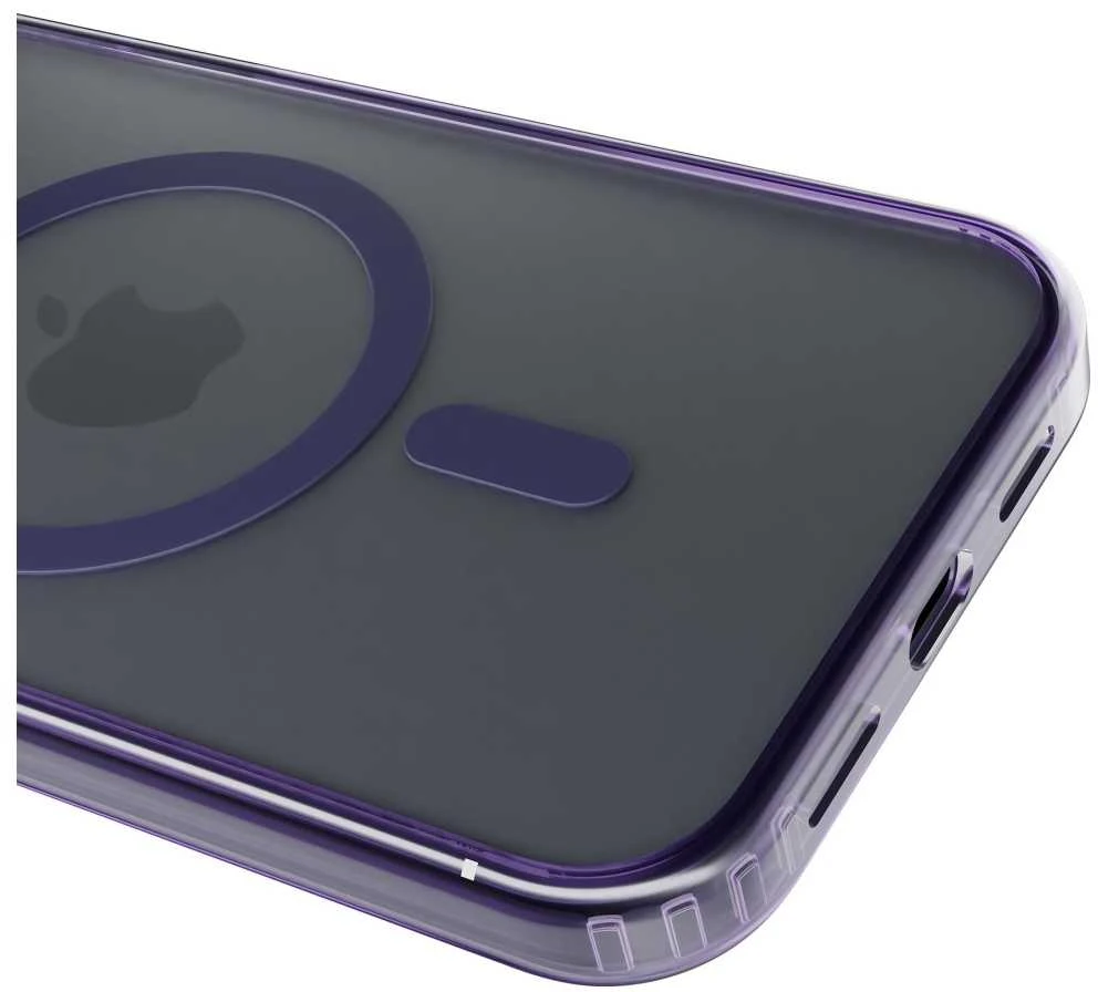 Dėklas 3MK Frosty MagCase skirtas Apple iPhone 17 Pro violetinės spalvos
