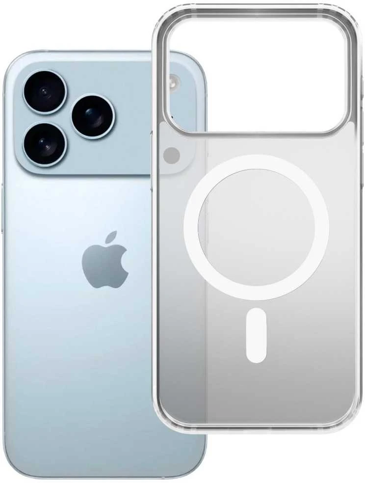 Dėklas 3MK Frosty Magdėklas skirtas Apple iPhone 17 Pro Max baltos spalvos