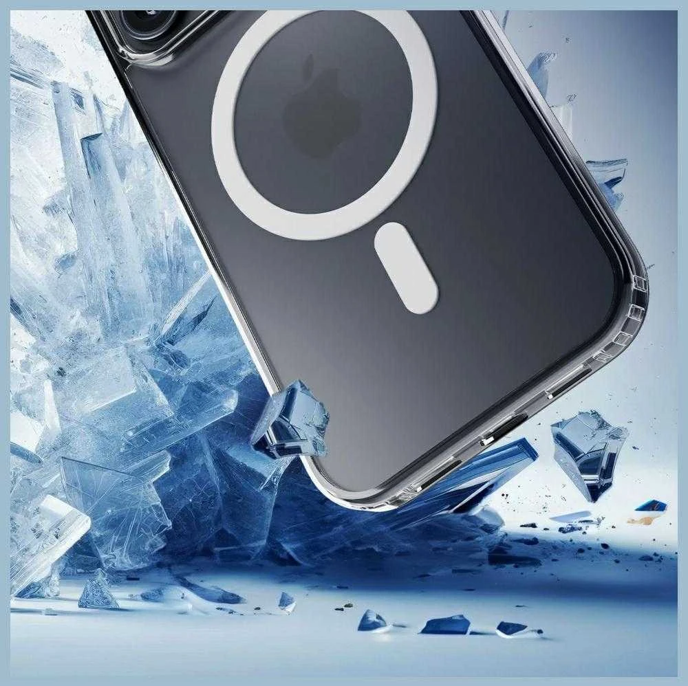 3MK Frosty MagDėklas Dėklas Apple iPhone 17 baltos spalvos