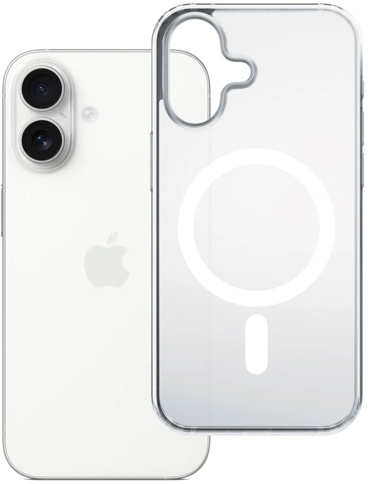 3MK Frosty MagDėklas Dėklas Apple iPhone 17 baltos spalvos