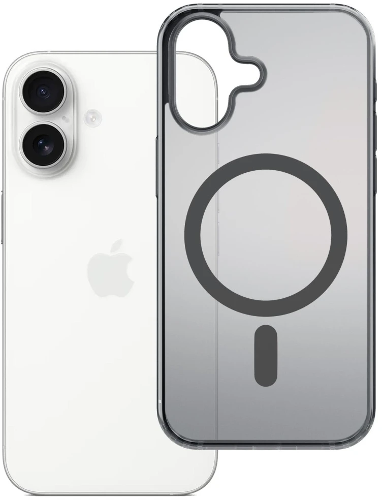 Dėklas 3mk Frosty MagCase Apple iPhone 17 juodas