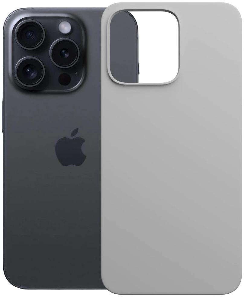 3MK Hardy MagSilicone dėklas Apple iPhone 16 Pro Max Titanium