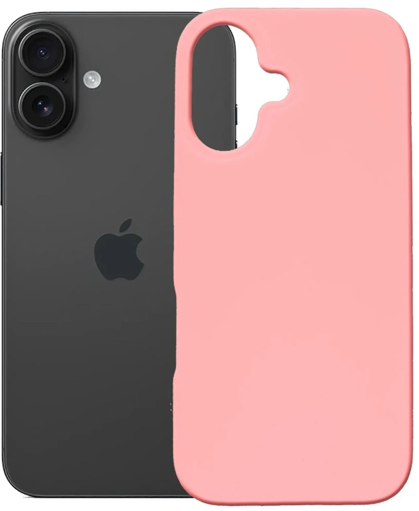3MK Hardy MagSilicone Dėklas Apple iPhone 16 rožinės spalvos