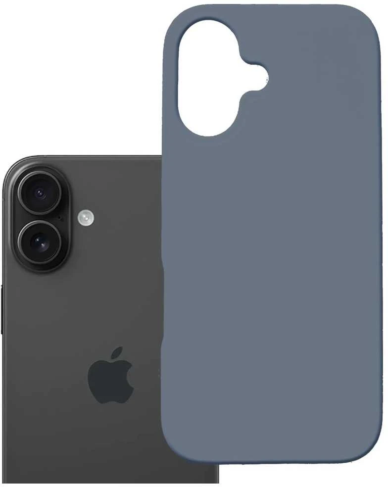 3MK Hardy MagSilicone Dėklas iPhone 16 Ultramarine