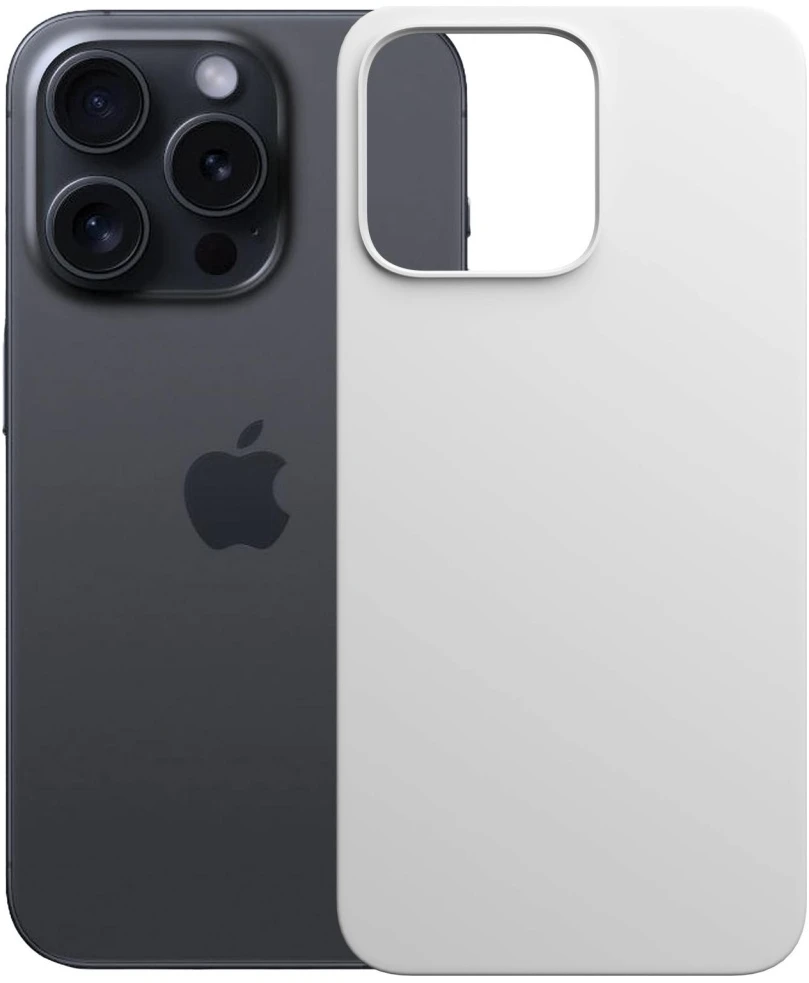 3MK Hardy MagSilicone Dėklas Apple iPhone 13 Pro Max Sidabrinis