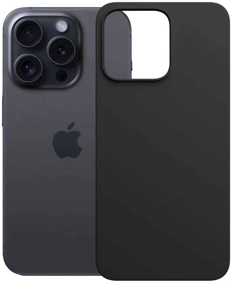 3MK Hardy MagSilicone dėklas Apple iPhone 16 Pro, grafito spalvos
