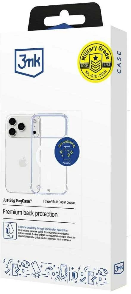 Dėklas 3MK Just20g MagCase skirtas Apple iPhone 17 Pro Max