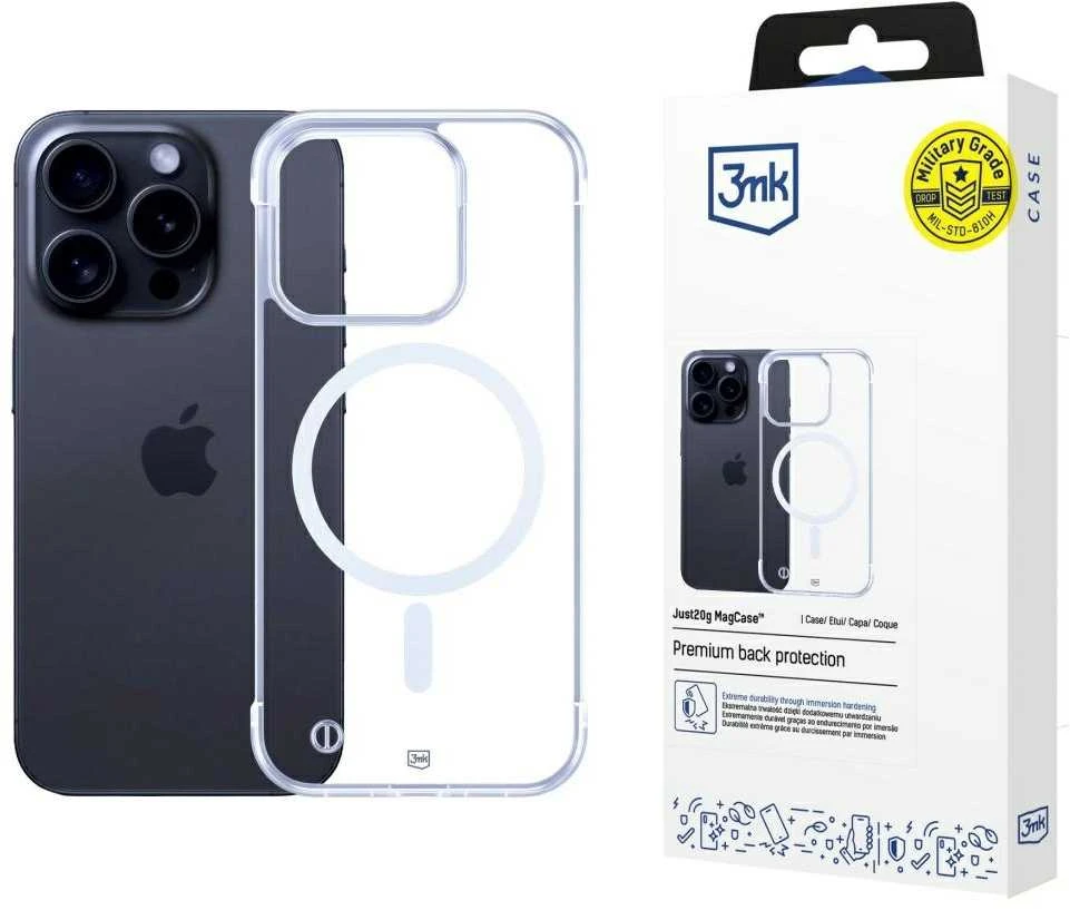 Dėklas 3MK Just20g Magdo Apple iPhone 15 Pro Max