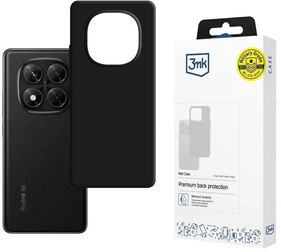Nezatříděno 3MK Matt Dėklas Pro Dėklas Redmi Note 14 PRO 5G / POCO X7 5G juodos spalvos