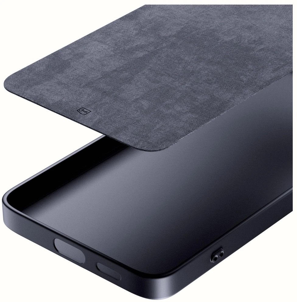 3MK Matt Dėklas Pro Samsung Galaxy S25 Edge juodos spalvos
