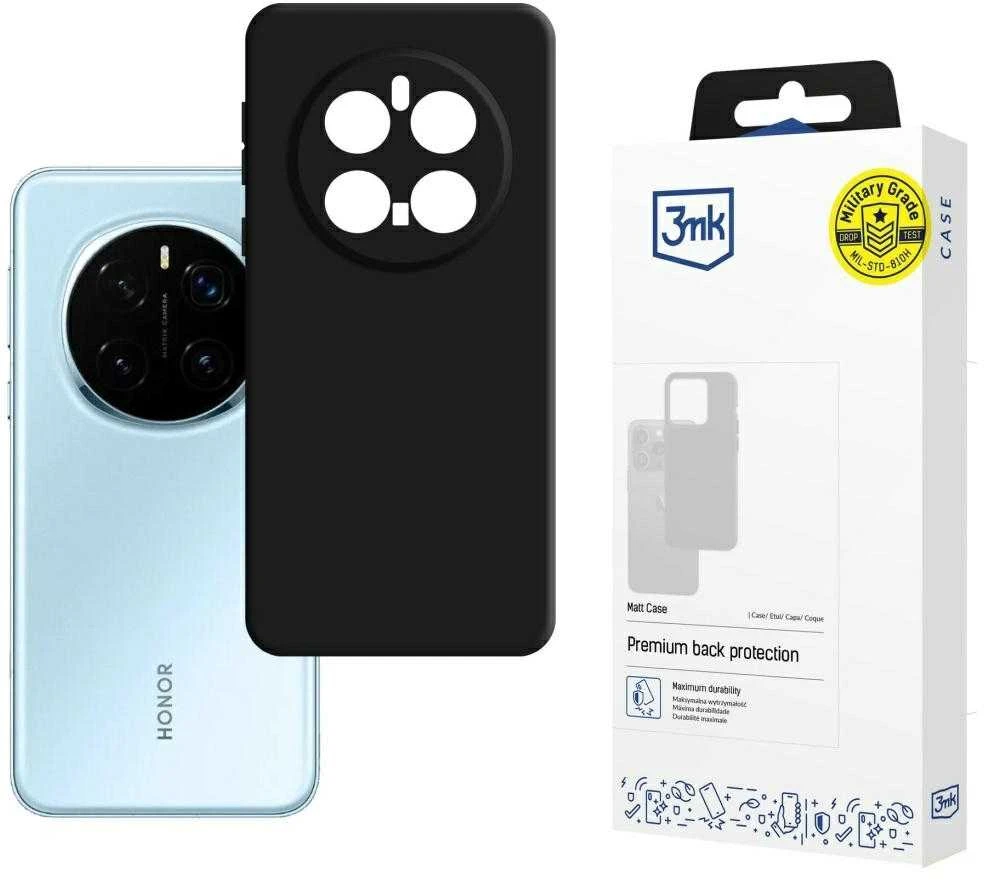 3Mk apsauginis 3mk matinis dėklas, skirtas Honor Magic 7 Pro - Juodas