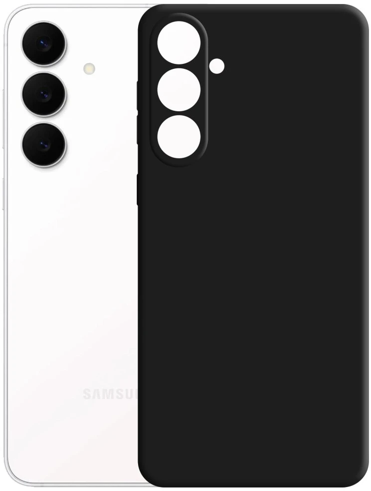 Dėklas 3MK Matt Dėklas Pro skirta Samsung Galaxy S25 FE juodos spalvos