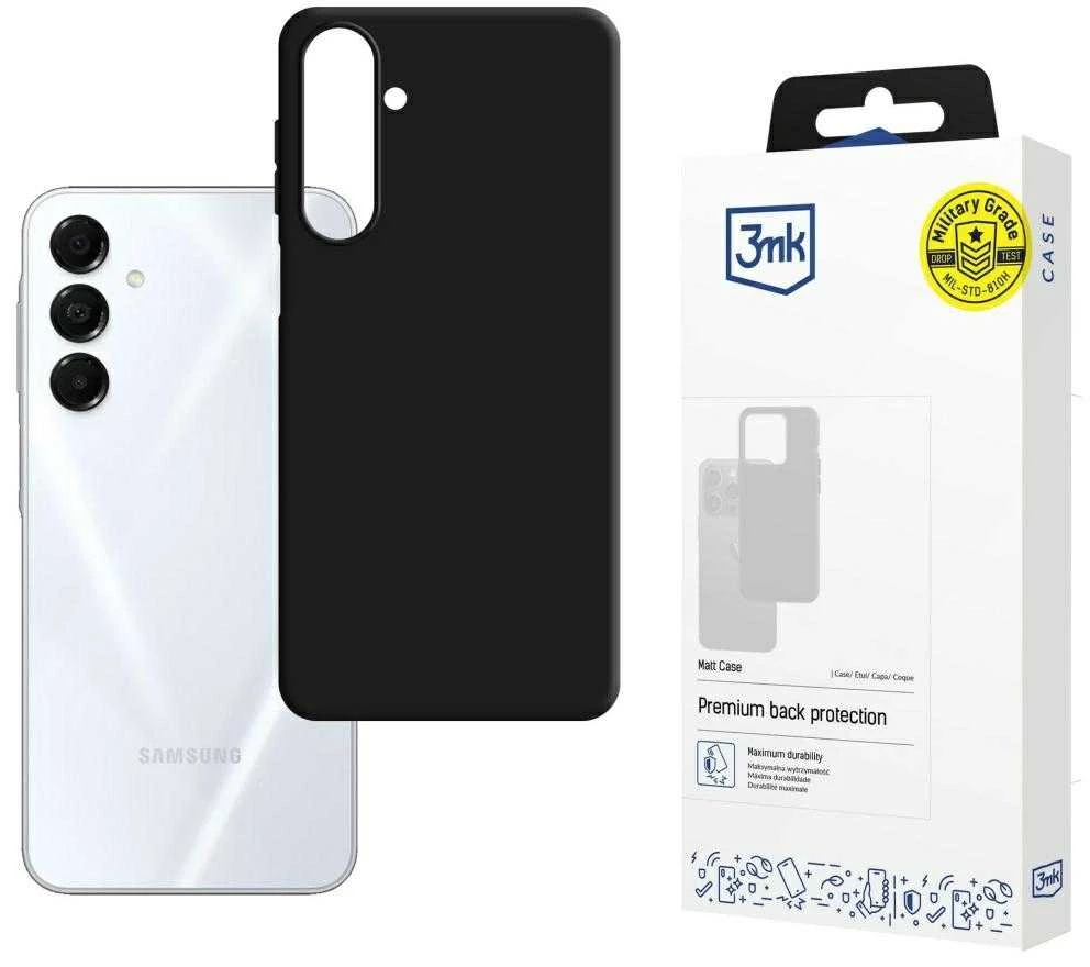 Dėklas 3mk Matt Case Samsung A175 A17 4G/A176 A17 5G juodas