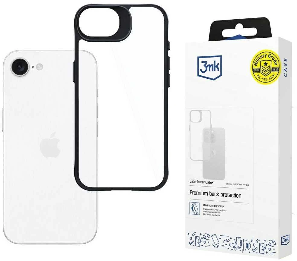 Dėklas 3MK Satin Armor Case+ Apple iPhone 16E