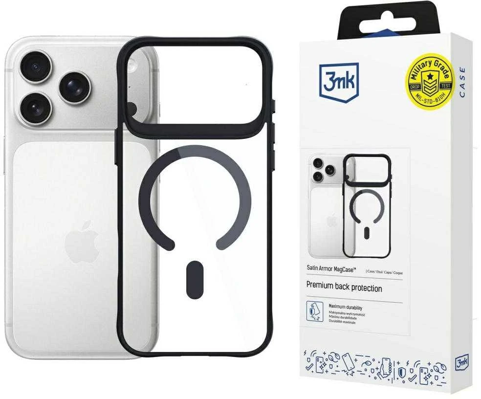 Dėklas 3MK Satin Armor MagCase skirtas Apple Apple iPhone 17 Pro Max