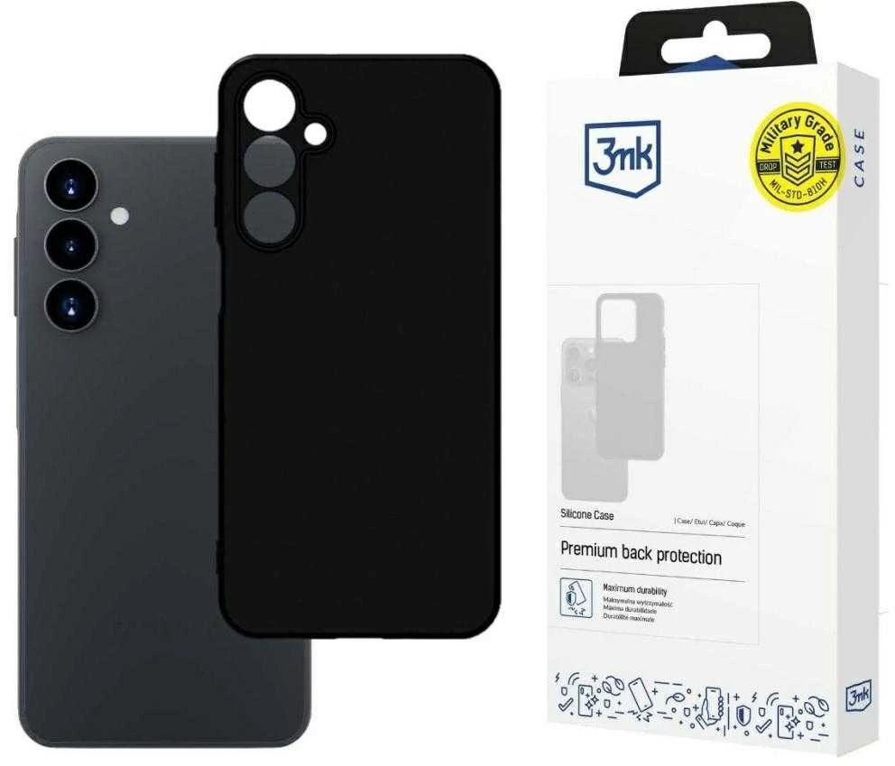 Dėklas 3MK Silikoninis dėklas skirtas Samsung Galaxy A16 juodos spalvos