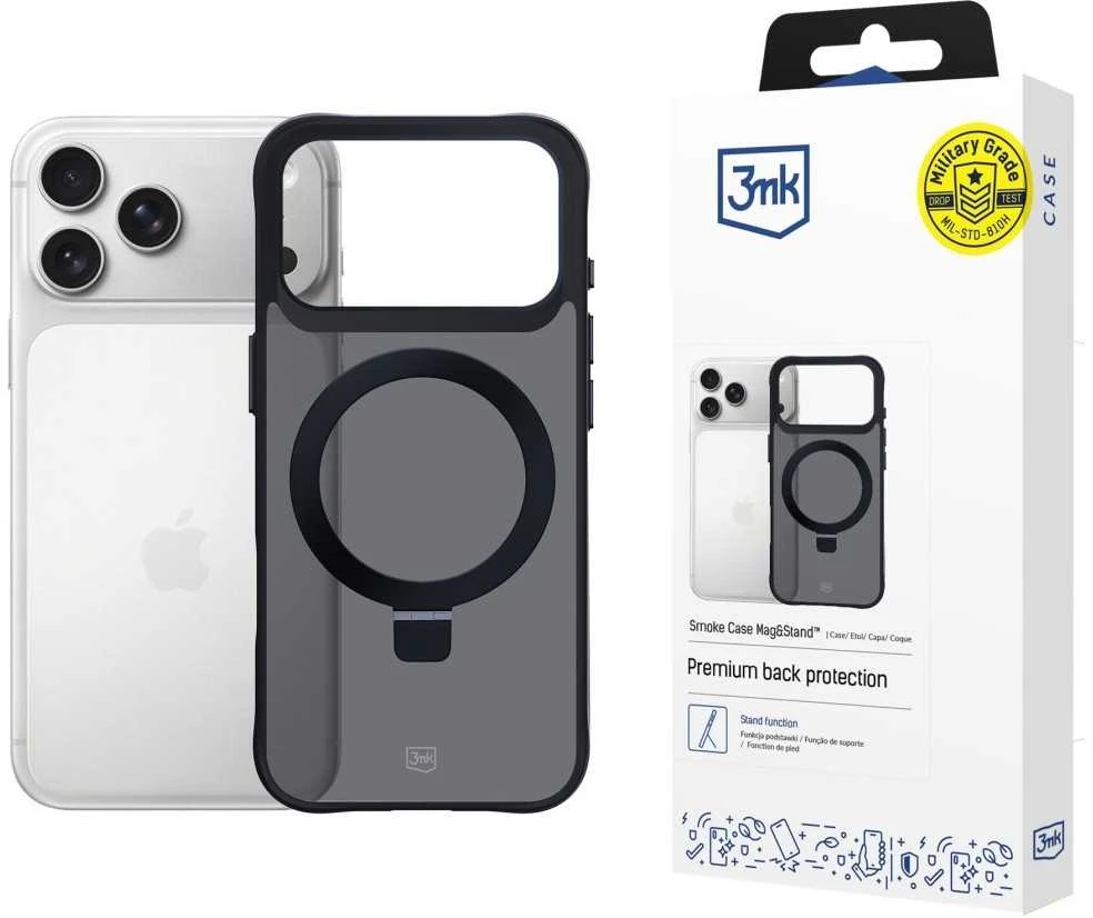 Dėklas 3MK Smoke Dėklas Mag&Stir do Apple Apple iPhone 17 Pro Max