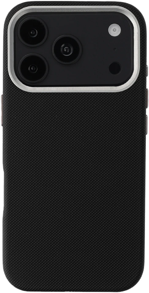 Dėklas Accezz tinklelio tipo nugarėlė su MagSafe, skirta iPhone 17 Pro Max – Juoda