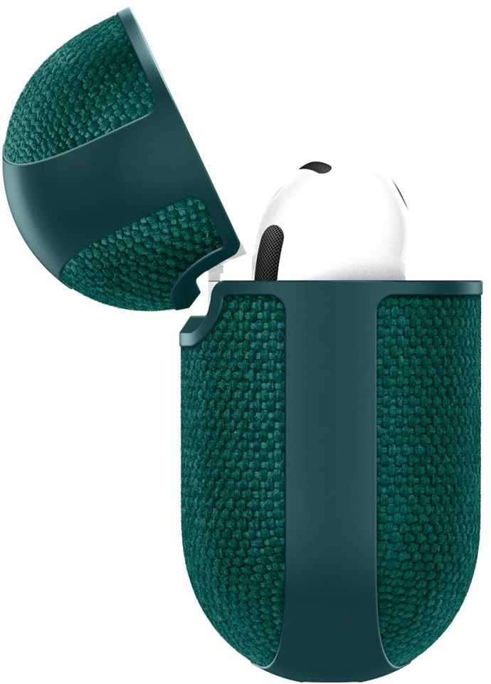 Spigen Urban Fit dėklas skirtas AirPods 4 - žalios spalvos