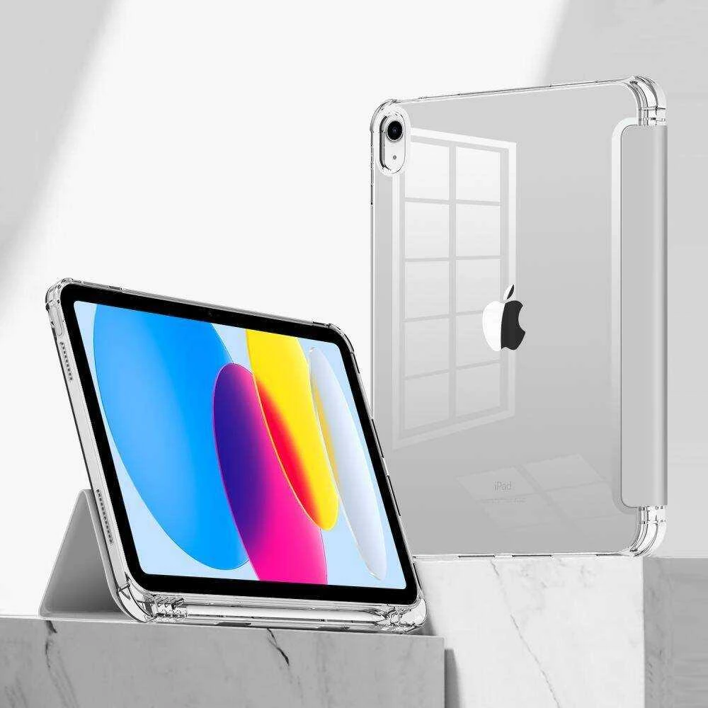 Dėklas Apple iPad 10.9 (10GEN) / 2022 / 11” 11 / 2025 Tech-Protect SC Pen pilkos spalvos