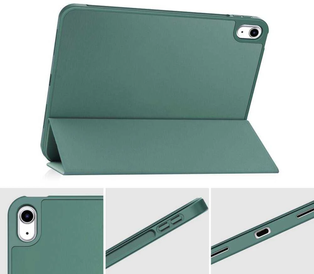 Dėklas Apple iPad 10.9 (10GEN) / 2022 / 11” 11 / 2025 Tech-Protect SC Pen žalios spalvos