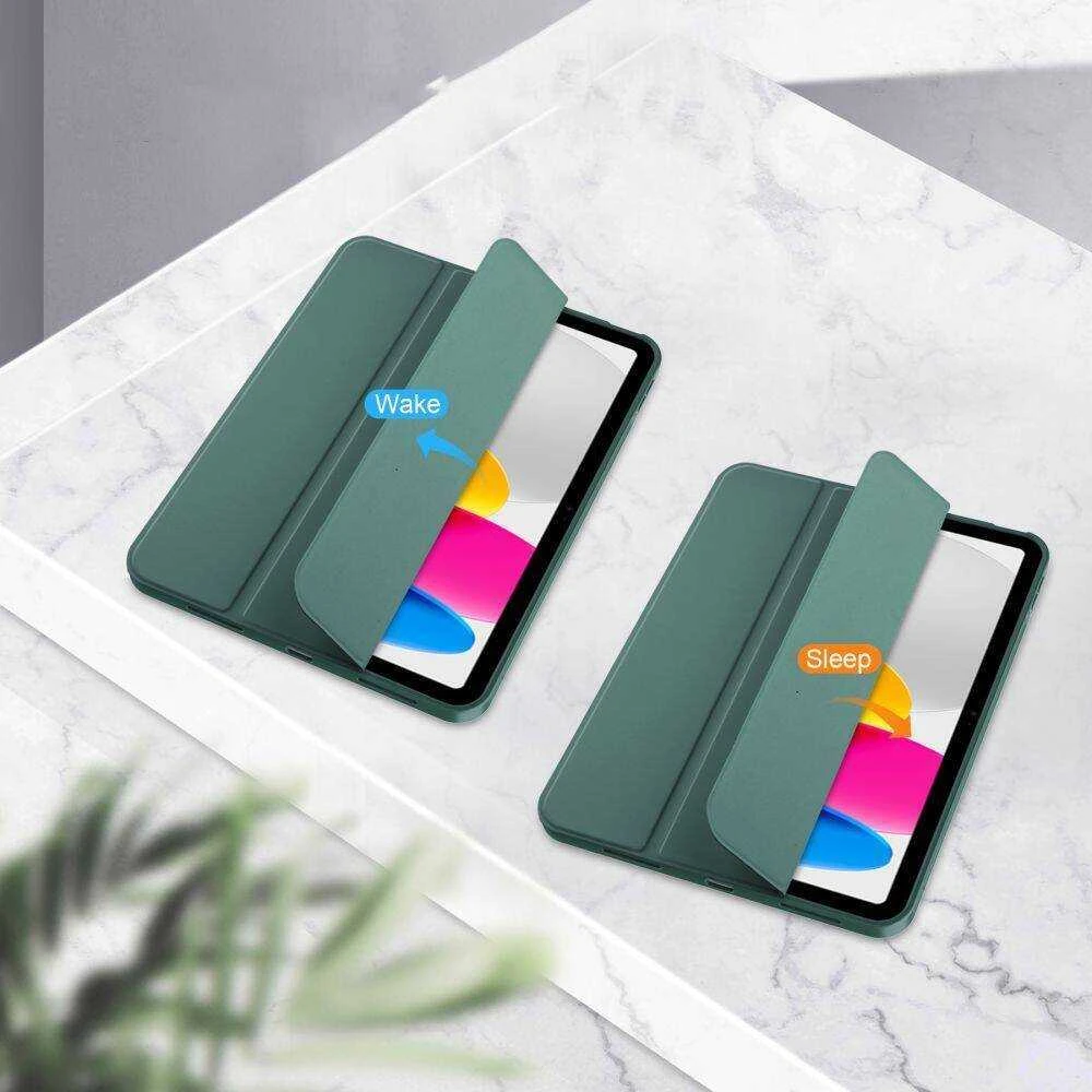 Dėklas Apple iPad 10.9 (10GEN) / 2022 / 11” 11 / 2025 Tech-Protect SC Pen žalios spalvos
