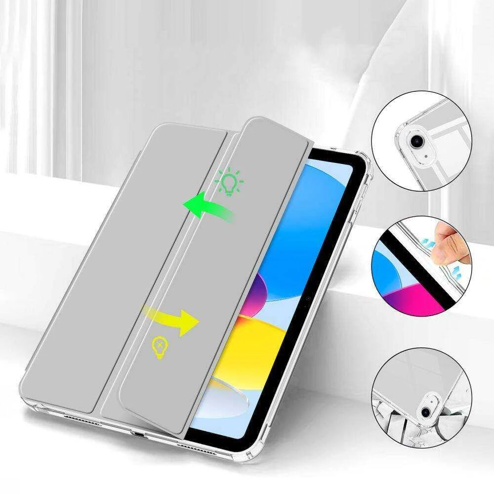 Dėklas Apple iPad 10.9 (10GEN) / 2022 / 11” 11 / 2025 Tech-Protect SC Pen pilkos spalvos