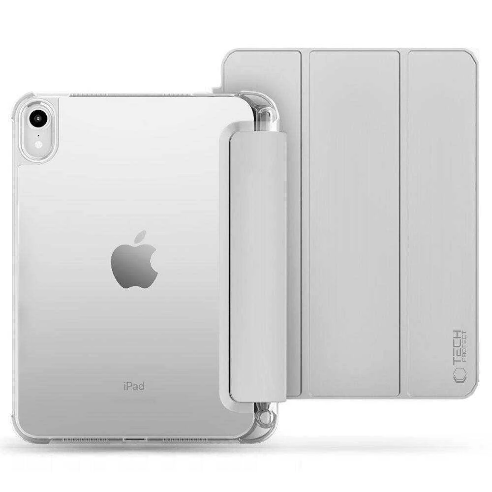 Dėklas Apple iPad 10.9 (10GEN) / 2022 / 11” 11 / 2025 Tech-Protect SC Pen pilkos spalvos