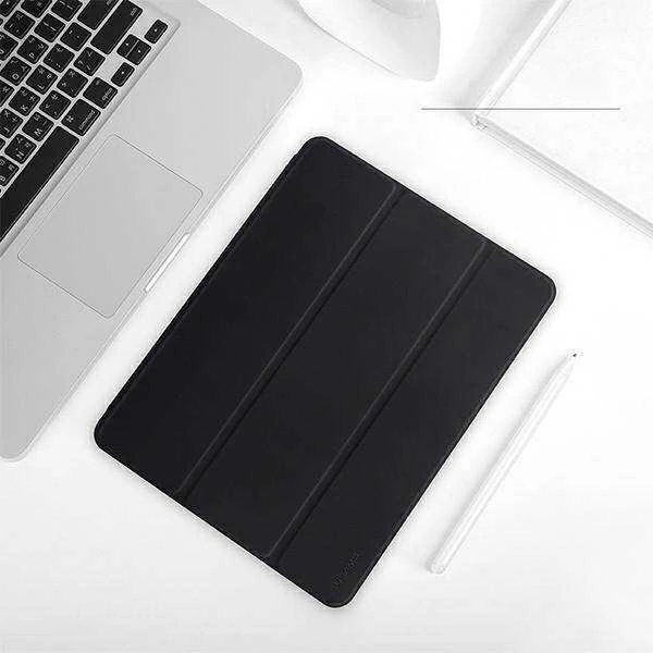 USAMS Winto Dėklas Apple iPad Air 10.9″ 2020 juodos spalvos IP109YT01 (US-BH654) Smart Cover