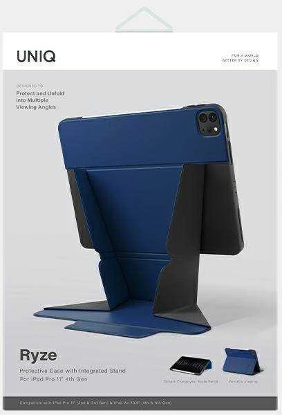 UNIQ Ryze Dėklas Apple iPad Pro 11 (2021-2022) / Air 10.9″ (2020-2022) mėlynas