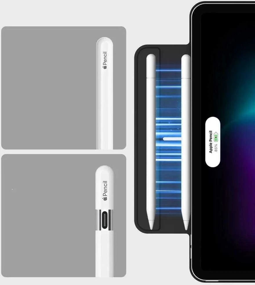 ESR Rebound Magnetic dėklas skirtas iPad Pro 11'' 2024 – juodos spalvos