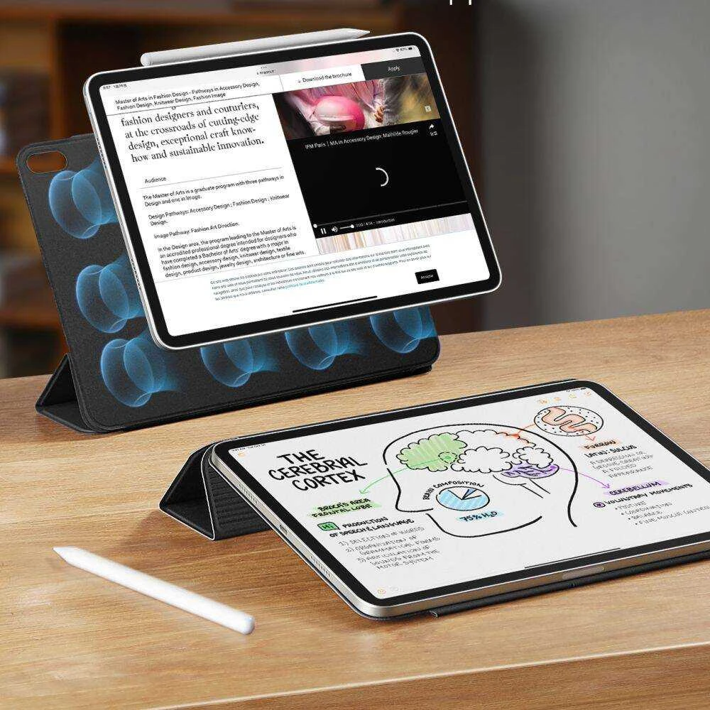 ESR Rebound Magnetic dėklas skirtas iPad Pro 11'' 2024 – juodos spalvos