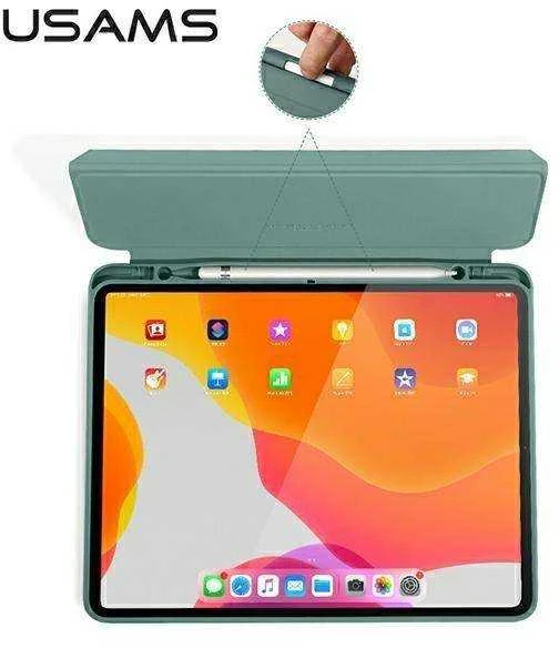 USAMS Winto Dėklas Apple iPad Pro 12.9″ 2021 juodos spalvos IPO12YT101 (US-BH750) Smart Cover