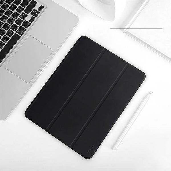 USAMS Winto Dėklas Apple iPad Pro 12.9″ 2021 juodos spalvos IPO12YT101 (US-BH750) Smart Cover